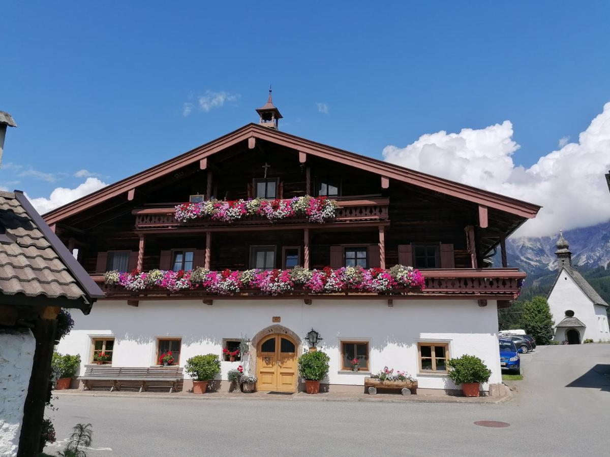 Ferienwohnung Unterlettlhof Saalfelden Exterior foto